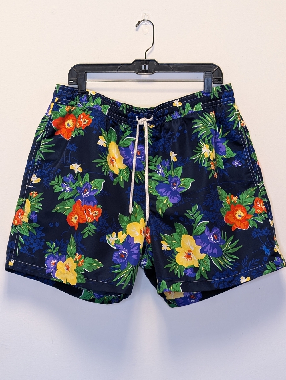 Polo Ralph Lauren Traveler Floral Printed Swim Trunks Shorts Resort Beach Cruise